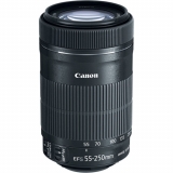 CANON EF 55-250 F/4-5,6 IS STM-USATO- + paraluce