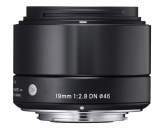Usato SIGMA 19 f/2.8 DN Black  x m43