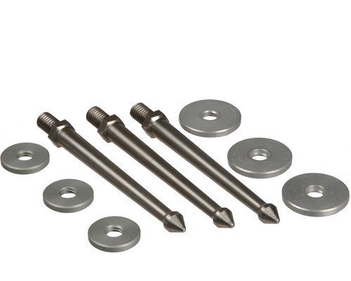 Gitzo kit di 3 pezzi di puntali per treppiedi, acciaio inox