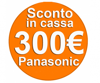 Sconto in cassa 300 euro