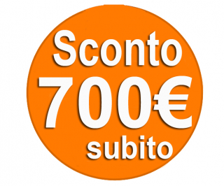 Sconto subito 700 euro