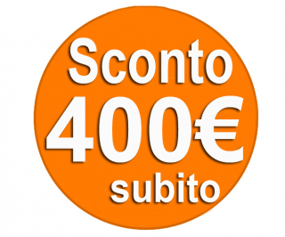 Sconto subito 400 euro