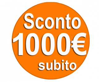 Sconto subito 1000 euro