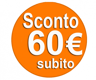 Sconto subito 60 euro