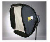 SOFTBOX 60X60 CM CON CONTATTO A CALDO PER FLASH A SLITTA MOD.  LS 2462