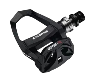 Pédales de route Exustar E-PR200 en carbone injecté Cr-Mo Pin Black (OEM)