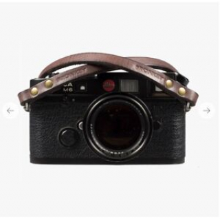 Bronkey Berlin #102 - Brown Leather camera strap 95cm