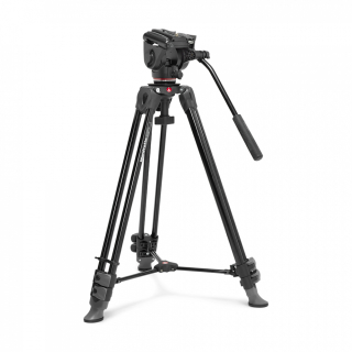 Manfrotto MVK500XAM Treppiede video in alluminio MVT502AM con Testa Fluid 500X