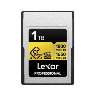 Lexar 1 TB CFexpress 4.0 Gold Type A Card - R1800 - W1650 MB/s