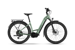 Winora Yucatan X10 Low - Bosch PX - 800Wh - 38 Small - 10v Cues - Pastel Pistachio