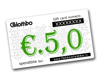 Gigft Card   5 euro  compresa