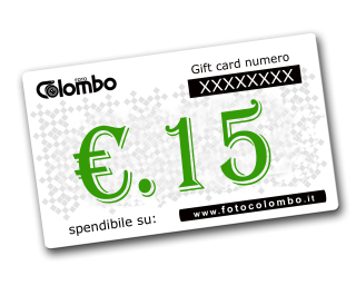 Gigft Card  15 euro compresa