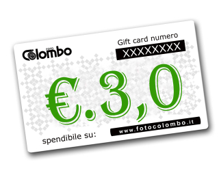 Gigft Card   3 euro compresa
