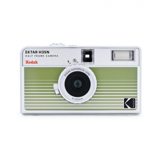 Kodak Ektar H35-N Half Frame Film Camera Analogica RK0303 Striped Green
