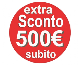 Sconto subito 500 euro