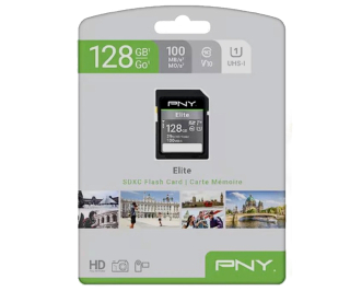 PNY SDXC 128GB 100 mb/s CLASS 10 UHS-I U3