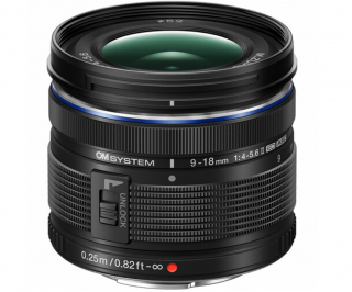 OM System Zuiko ob. 9-18 f. 4-5,6 II