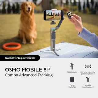 Dji - Osmo Mobile 8P Adv. tracking  Combo