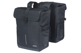 Basil double panniers Move nero, 30l