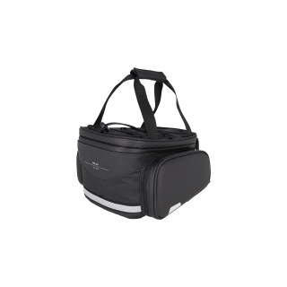 XLC Borsa per portapacchi 5:1 BA-M06 nero/antracite, 28x18x15cm, 8,5-21,5l