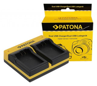Patona Caricabatt. doppio Nikon EN-EL25 Cavo micro USB