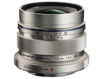 OLYMPUS OB. EW-M 12MM F/2 Silver