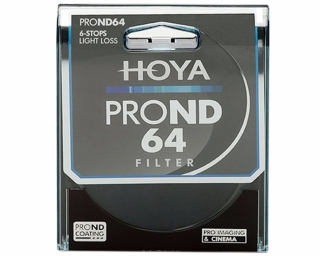 FILTRE HOYA POUR ND64 62 MM 6 STOP