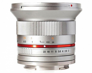 Samyang Ob. 12MM f/2 NCS CS per Sony E-mount Silver