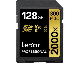 LEXAR 128GB LEXAR PRO 2000X SDHC UHS-II