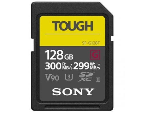 Sony - SD HC 128Gb G Tough UHS-II U3 300MBS/299MBS 4K