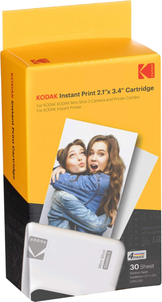 Kodak Kodak Instant Film for Mini Shot 2 Retro Printer 5,3X8,64 4Pass 30Foto
