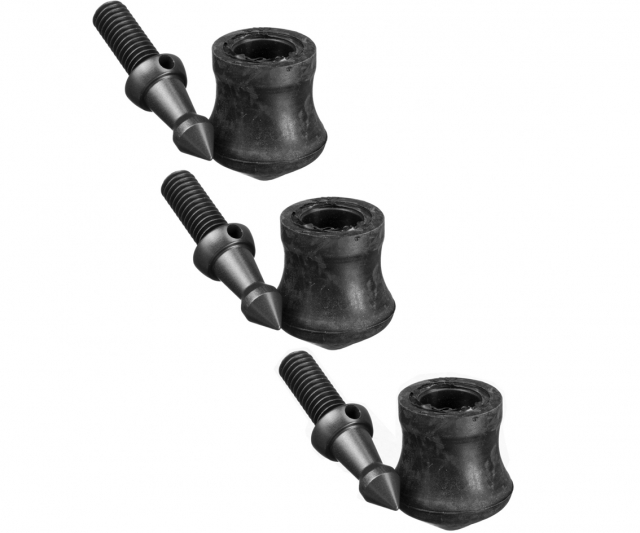 Gitzo Gitzo piedini in gomma e puntale, 30mm, set da 3