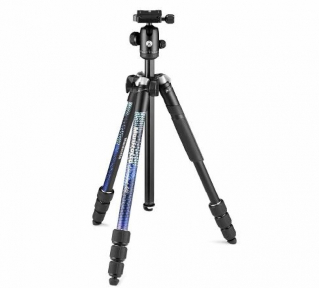 Manfrotto Manfrotto Element MII 4 SECTIONS BLEUES EN ALUMINIUM MKELMII4BL-BH