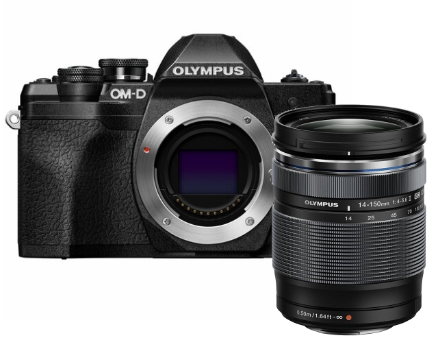 Om system olympus Olympus OM-D E-M10 Mark IV +14-150 F/4-5,6 II  BLACK/BLACK