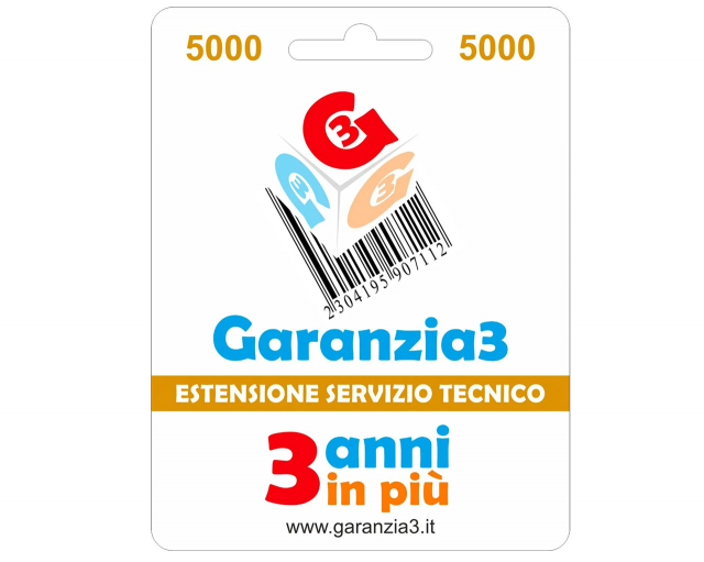 Garanzia3 Garanzia3 - 3 anni di più (fino 5000€)