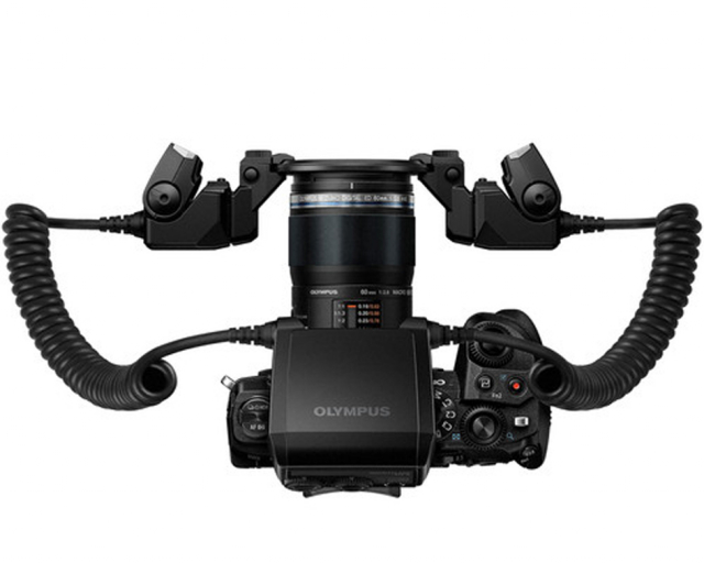 Om system olympus FLASH MACRO OLYMPUS ST-F8