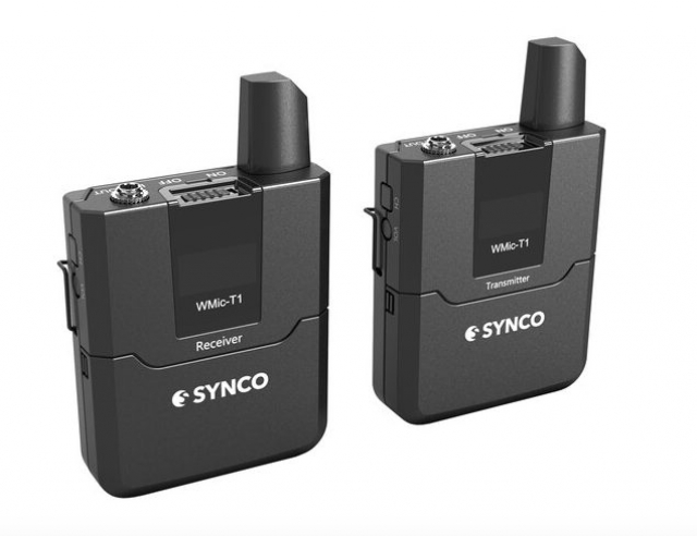 Synco SYNCO T1 SISTEMA WIRELESS UHF 50mt OMNIDIREZIONALE A LAVALIER BATT. AA - 1
TRASMETTITORE + 1 RICEVITORE