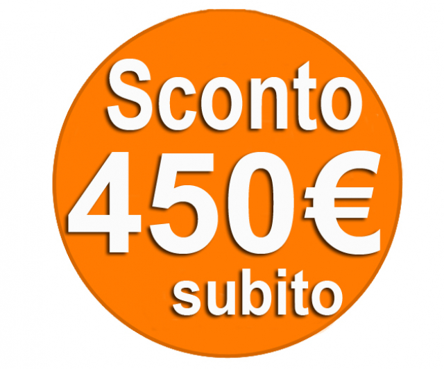  Sconto subito 450 euro
