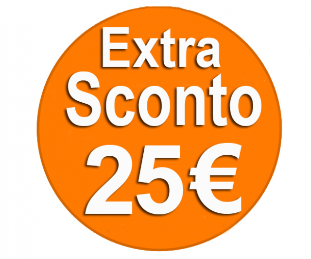  Sconto subito 25 euro