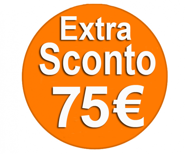  Sconto subito 75 euro