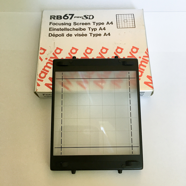  Mamiya RB67 pro SD Focusing screen type A4