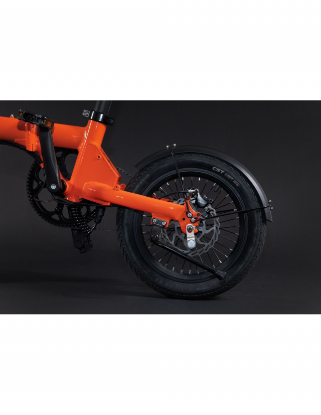 Eovolt Eovolt City X - 3 Vitesses, Roues 16” EV04 Orange Sanguine