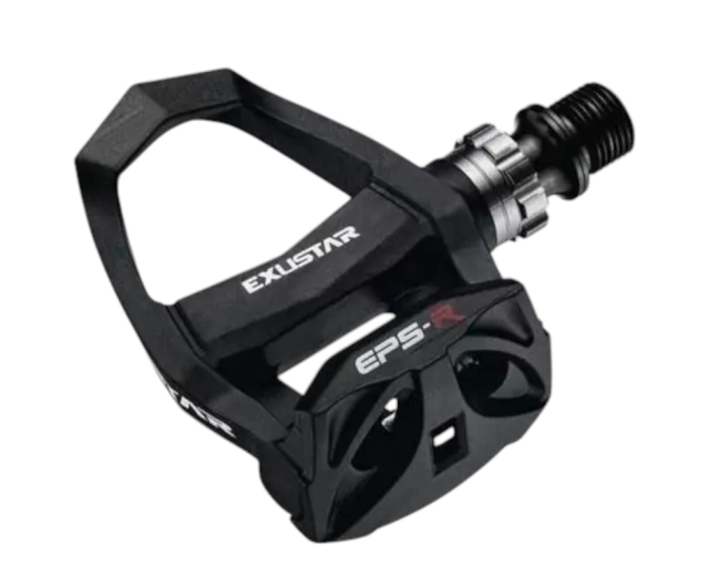 EXUSTAR Exustar Pedali Road E-PR200 In Carbonio iniettato Perno in Cr-Mo Nero (OEM)