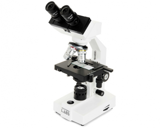 Celestron Celestron Microscopio LABS CB2000CF - 6 ingrandimenti da 40x a 2000x, tavolino microm.,
binoculare