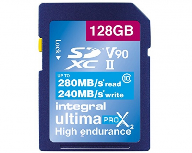 Integral Integral 128GB SDHC/XC 280-240MB/s UHS-II V90