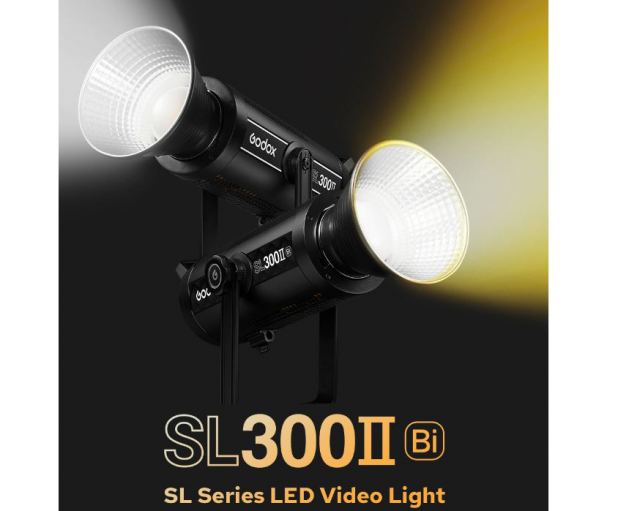 Godox Godox SL-300 II BI Illuminatore LED con Silent Mode