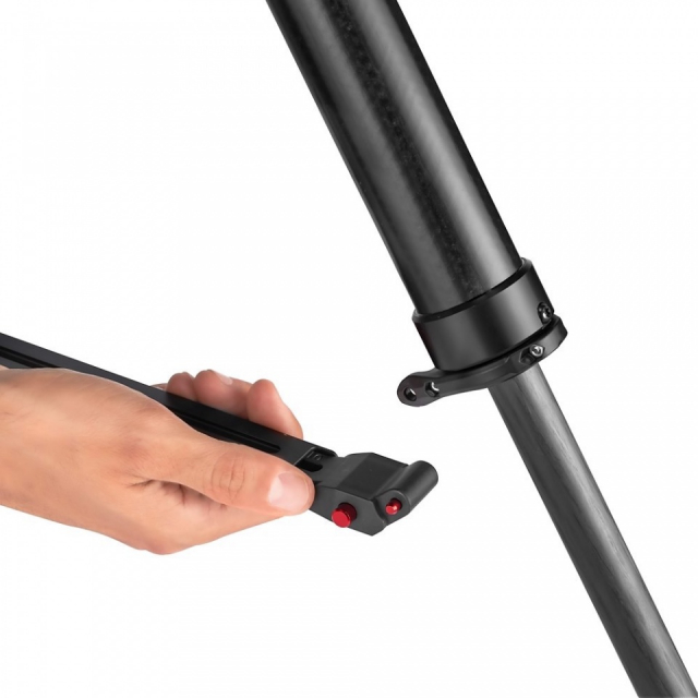 Manfrotto Manfrotto Treppiede 635 Fast Tubo Singolo Fibra di Carbonio