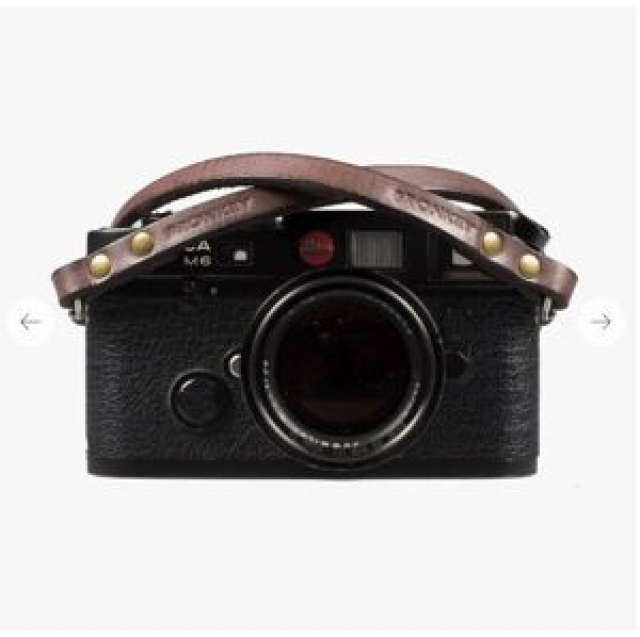 Bronkey Bronkey Berlin #102 - Brown Leather camera strap 95cm