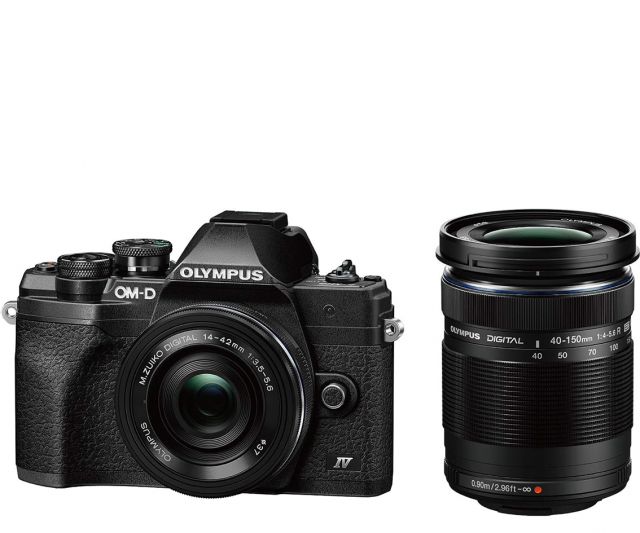 Om system olympus Olympus OM-D E-M10 Mark IV + 14-42 EZ+ ob.40-150 BLACK/BLACK