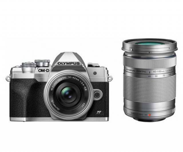 Om system olympus Olympus OM-D E-M10 Mark IV + 14-42 EZ+ ob.40-150 SILVER/SILVER